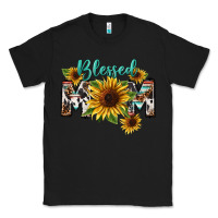 Black Blessed mom Mother's Day Classic Tee - FaDigitalArtStudio