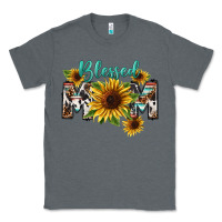 Charcoal Heather Blessed mom Mother's Day Classic Tee - FaDigitalArtStudio
