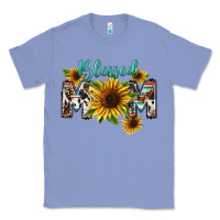 Colony Blue Blessed mom Mother's Day Classic Tee - FaDigitalArtStudio