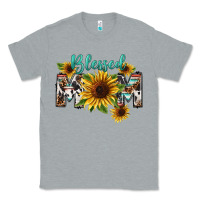 Heather Grey Blessed mom Mother's Day Classic Tee - FaDigitalArtStudio