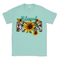 Seafoam Blessed mom Mother's Day Classic Tee - FaDigitalArtStudio
