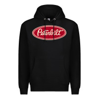 Black peterbilt truck racing vintage Premium Hoodie - ArtMosaic