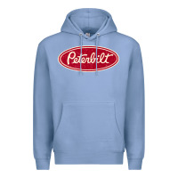 Colony Blue peterbilt truck racing vintage Premium Hoodie - ArtMosaic