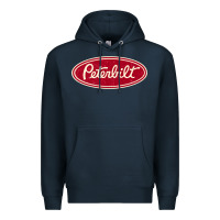 Navy peterbilt truck racing vintage Premium Hoodie - ArtMosaic