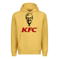 Antique Gold k.f.c-restaurant Premium Hoodie - ArtMosaic