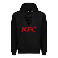 Black k.f.c-restaurant Premium Hoodie - ArtMosaic