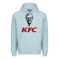 Blue Mist k.f.c-restaurant Premium Hoodie - ArtMosaic