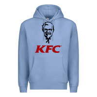 Colony Blue k.f.c-restaurant Premium Hoodie - ArtMosaic