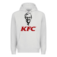 Dove Grey k.f.c-restaurant Premium Hoodie - ArtMosaic