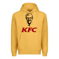 Mustard k.f.c-restaurant Premium Hoodie - ArtMosaic