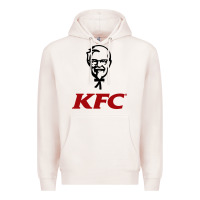 Pale Pink k.f.c-restaurant Premium Hoodie - ArtMosaic