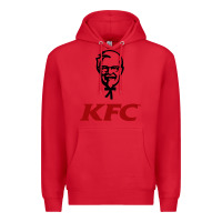 Red k.f.c-restaurant Premium Hoodie - ArtMosaic