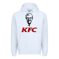 White k.f.c-restaurant Premium Hoodie - ArtMosaic