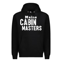 Black maine cabin masters Premium Hoodie - ArtMosaic