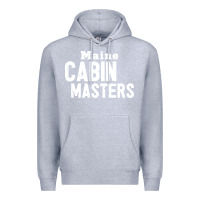 Heather Grey maine cabin masters Premium Hoodie - ArtMosaic