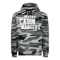 Slate Camo maine cabin masters Premium Hoodie - ArtMosaic