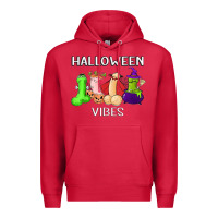 Cardinal halloween vibes dick tie dye hippie retro lazy costume Premium Hoodie - ArtMosaic