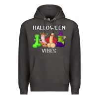 Smoke halloween vibes dick tie dye hippie retro lazy costume Premium Hoodie - ArtMosaic