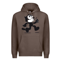 Coffee felix the cat whistling Premium Hoodie - ArtMosaic