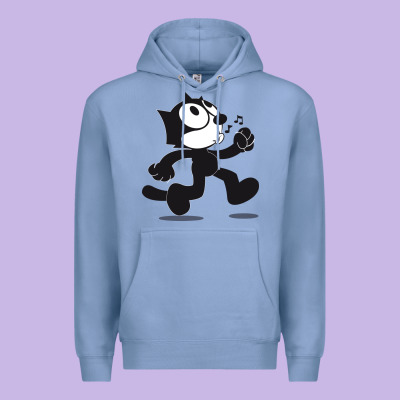 Felix The Cat Whistling Premium Hoodie Designed By Artmosaic