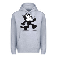 Heather Grey felix the cat whistling Premium Hoodie - ArtMosaic