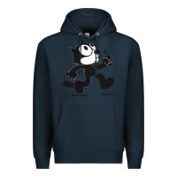 Navy felix the cat whistling Premium Hoodie - ArtMosaic