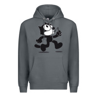 Rock felix the cat whistling Premium Hoodie - ArtMosaic