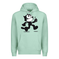 Seafoam felix the cat whistling Premium Hoodie - ArtMosaic