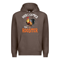 Coffee Here Comes The Rooster Shirt Chicken Lady Outfit 243 Premium Hoodie - ArtMosaic