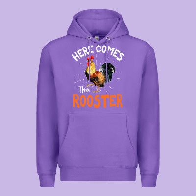 Here Comes The Rooster Shirt Chicken Lady Outfit 243 Premium Hoodie Designed By Artmosaic
