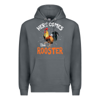 Rock Here Comes The Rooster Shirt Chicken Lady Outfit 243 Premium Hoodie - ArtMosaic