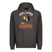 Smoke Here Comes The Rooster Shirt Chicken Lady Outfit 243 Premium Hoodie - ArtMosaic