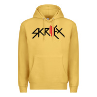 Antique Gold white skrillex Premium Hoodie - ArtMosaic