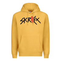Mustard white skrillex Premium Hoodie - ArtMosaic
