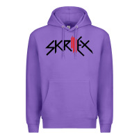 Purple white skrillex Premium Hoodie - ArtMosaic