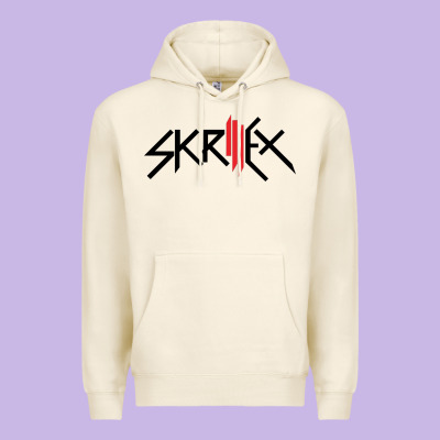 White Skrillex Premium Hoodie Designed By Artmosaic