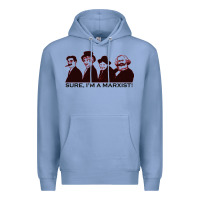 Colony Blue sure i'm a marxist Premium Hoodie - ArtMosaic