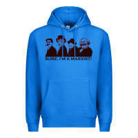 True Royal sure i'm a marxist Premium Hoodie - ArtMosaic