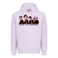 Lilac sure i'm a marxist Premium Hoodie - ArtMosaic
