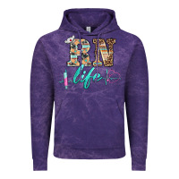 Cloud Purple western nurse rn  life Vintage Hoodie - BarkalooDesign