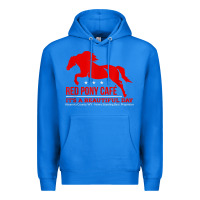 True Royal Red Pony Cafe, Funny cute horse lover Premium Hoodie - ArtMosaic