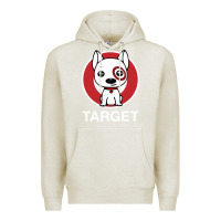 Oatmeal Heather target team member Premium Hoodie - ArtMosaic