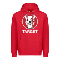 Red target team member Premium Hoodie - ArtMosaic