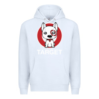 White target team member Premium Hoodie - ArtMosaic