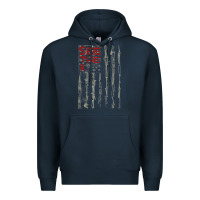 Navy Seether Bone Flag Premium Hoodie - ArtMosaic