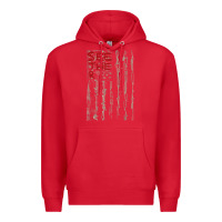 Red Seether Bone Flag Premium Hoodie - ArtMosaic