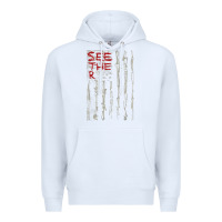 White Seether Bone Flag Premium Hoodie - ArtMosaic