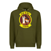 Army Green Air Force Wild Weasel YGBSM Premium Hoodie - ArtMosaic