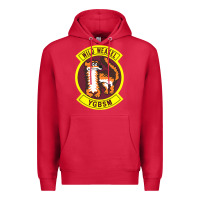 Cardinal Air Force Wild Weasel YGBSM Premium Hoodie - ArtMosaic