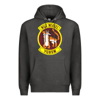 Charcoal Heather Air Force Wild Weasel YGBSM Premium Hoodie - ArtMosaic